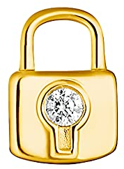 Thomas Sabo Einzel Ohrstecker Schloss vergoldetes Silber H2219-414-14