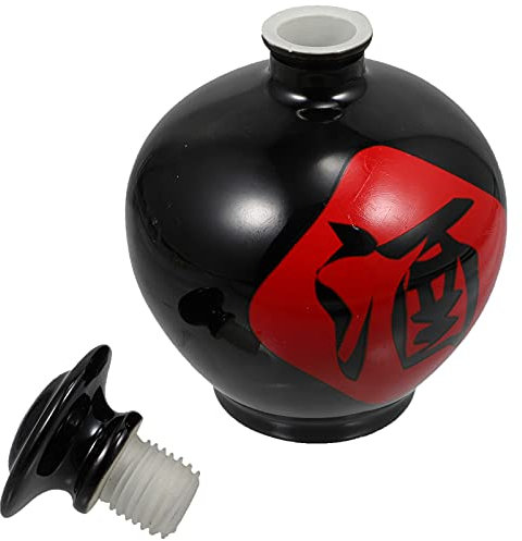 Cabilock 1stk Weinkrug Chinesische Flasche Flaschen Weinkaraffe Porzellan Sake Heiße Weinflasche Sake-Becher Aus Porzellan Flasche Sekt Wein Serviert Versiegeltes Glas Keramik Multifunktion