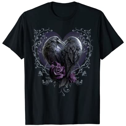 Spiral Original - Rabe Herz - Gothic Ravens T-Shirt