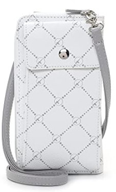 Tamaris Handyetui TAS Anastasia Classic 31779 Damen Handyetuis Print white/grey 308