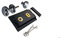 Haven Heritage Deadbolt Door Lock Cast Iron Knobs/Handle - Shed Llock, Garden Gate Lock with Key, Rim Lock Door Knobs, Gate Dead Bolts & Rim Locks with Keys Rim Lock Set 6x 4 (Lock + Chrome Handle)