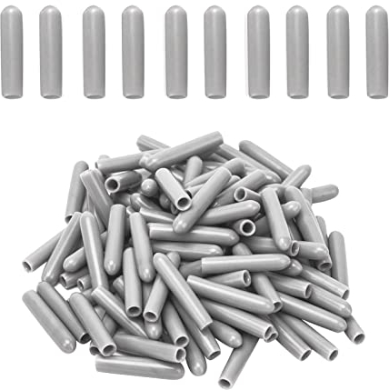 melebellot Juego de 100 tapas para lavavajillas (gris)