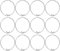 OSALADI Austausch Des Lampenschirms Leichtes Zubehör 12 Stück Lampenhaltering Metall Kompatibel Mit Mr11 Mr16 Mangan- -Einbauleuchten-Clips Spotlight-Downlight Lampenzubehör