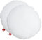 POWER INN – Innenkissen Baumwolle | 2er Set - 40 cm Rund | Waschbares Kisseninlett als Dekokissen, Sofakissen und Kopfkissen | gefüllt mit Oeko Tex 100 Füllwatte (2, 40 cm)