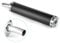 Silencieux Moto 470Mm,Silencieux 50Cc,Silencieux D'Échappement De Cyclomoteur,Silencieux D'Échappement en Acier Inoxydable 20 Mm/0,8 Pouces Pièces Modifiées pour Temps Noir (Noir)