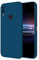 HONLEN Funda Compatible para Redmi Note 7 Case, (6.3 Inches) Líquida TPU Silicona Cover con Anti-Rasguño, Cáscara Suave Cubierta Azul Zafiro
