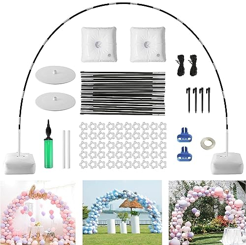 Ceither BallonBogen Kit einstellbar mit Wasser füllbar Basis, Wiederverwendbar Ballonbogen Gestell für Hochzeit, Baby Dusche, Geburtstag und Party Dekorationen