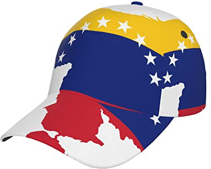 RFSHOP Gorra deportiva con la bandera de Venezuela, gorra de béisbol ajustable para exteriores, sombrero de papá, gorra unisex con gráfico, N.º 651, Talla única