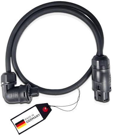 SolX Verlängerungskabel Betteri Buchse Wieland Stecker Kabel Leitung Wechselrichter Haus Steckdose (1M)