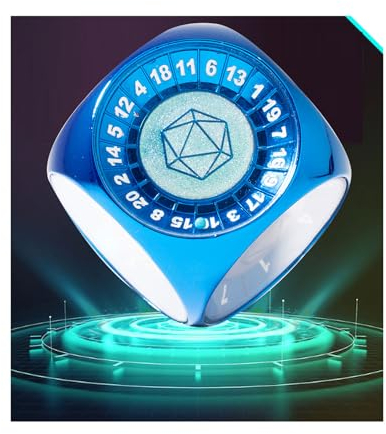 GAINFI Dungeons and Dragons Würfelgeschenke/15-in-1-Roulette-Würfel D20, D12, D10, D8, D6, D4 für MTG Pathfinder Rollenspiele