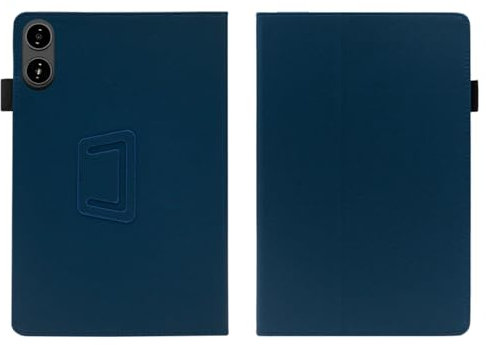 INSOLKIDON Kompatibel mit AGM PAD P2 10.95 INCH Tablet Hülle mit Standfunktion Slim PU Leder Schutzhülle [Auto Schlaf/Aufwachen] Klappbare Schutzhülle (Blau)