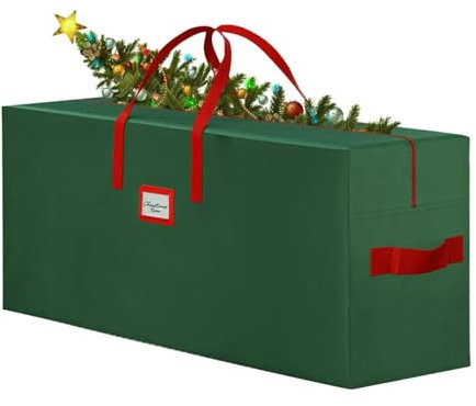 Weihnachtsbaum-Aufbewahrungsbox, Weihnachtsbaumtasche | Weihnachtsbaum-Aufbewahrungstasche, Ornament-Aufbewahrungsbox - Staubdichte Weihnachtsbaumbox, künstliche Weihnachtsbaumtasche mit glattem Reißv