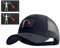 ZXRSJBL Männer-und Frauen-Seal-Team-Taktisches Baseballmütze mit Druckknopfverschluss, Dehnbare Mütze zum Laufen/Angeln + 2 Aufnäher. (SAS Black,L)