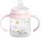 Suavinex, Vaso Aprendizaje Bebé con Boquilla de Silicona y Asas, Biberón con Asas, con Sistema Anticólico, Tapa Protectora, Vaso Antiderrame, 150 ml, para Bébés +6 Meses, Apto Lavavajillas, Bears Rosa