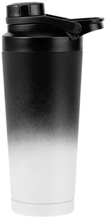 EACHPT Shaker Proteinas|750ml|Coctelera de proteínas con colador|Coctelera de proteínas de acero inoxidable de doble pared con aislamiento al vacío|Libre de BPA y resistente 100% a prueba de fugas