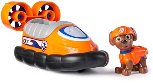 PAW PATROL, Luftkissenboot mit Zuma Hundefigur (Basis Fahrzeug, 2025), Spielzeug für Kinder ab 3 Jahren
