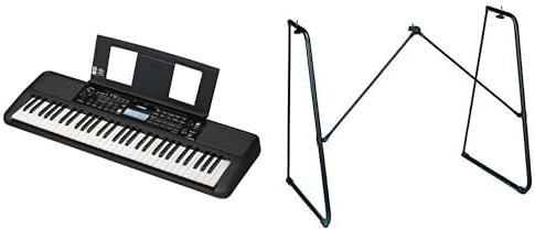 Yamaha Clavier portable PSR-E383 pour débutants livré avec un casque HPH-100
