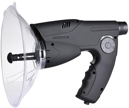 Obesntln Microfono direzionale parabolico - Telescopio birdwatching con zoom 8x, Rilevatore di suoni, Raccoglitore di suoni per esterni, Dispositivo per l'ascolto degli uccelli, Telescopio monoculare