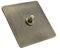 Zilimontt 86 Typ Antik Bronze Retro Schalter Industriestil Lichtschalter Steckdose, Kippschalter, Messing, Brown