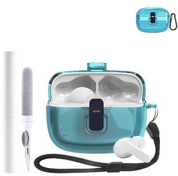 Silicone Protective Case for JBL Vibe Beam/Wave200TWS Earbuds - Durable and Eco-Friendly Bluetooth Earphone Cover with Precise Holes and Charging Compatibility - Blue