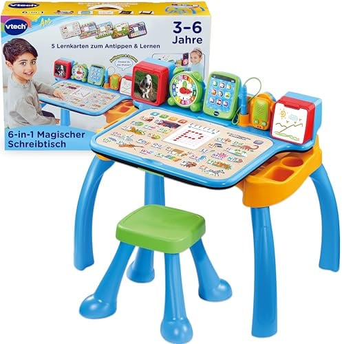VTech 6-in-1 Magischer Schreibtisch Lernstation Stuhl ab 3 Jahren
