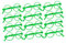 Vaguelly 30 Stück Rundes Brillengestell Ohne Blau Led Für Partygeschenke Runden Gläser Rahmen Retro-brille Party Brillengestell Verzierung Des Brillengestells Green Plastik
