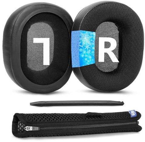 TaiZiChangQin Almohadillas de gel de refrigeración de repuesto compatibles con Pioneer SE-MS9BN SE-MS7BT SE-MS5T, almohadillas para auriculares, fundas de diadema, almohadas, piezas de reparación de