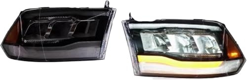 Générique phare de voiture Phares LED pour Dodge pour RAM 1500, 2500 et 3500 (2008-2018)