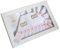 COMPOSE' LETTINO 3 PZ MACRAME' (Rosa)