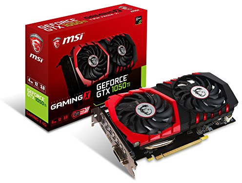MSI Gaming GeForce GTX 1050 ,GDDR5 DirectX 12 VR Ready (GeForce GTX 1050 Jeu) GTX 1050 TI GAMING X 4G 4 go
