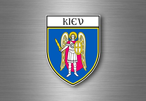 Aufkleber sticker autoaufkleber wappen schild flagge ukraine kiew