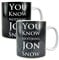 Game of Thrones 400ml Wärme Wechsel Becher - Jon Snow