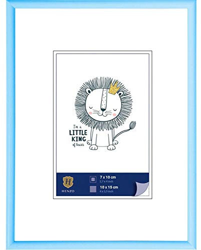 Henzo Bilderrahmen Napoli - Kunststoff - Bildformat 10x15 cm - Hellblau