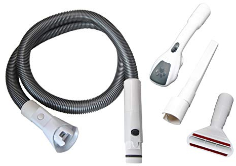 Schlauch Set Saugschlauch Ersatzschlauch - nicht stromführend - inklusive Hundebürste, Fugendüse und Polsterdüse geeignet für Vorwerk Kobold VB100 VB 100
