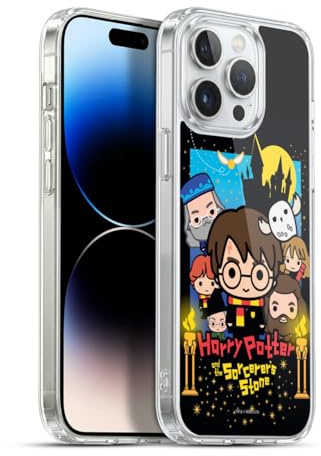 Head Case Designs Officially Licensed Harry Potter Sorcerer's Stone Deathly Hallows I Gel Case [Military Grade Protection] Compatible with Apple iPhone 13 Pro Max and Compatible with MagSafe
