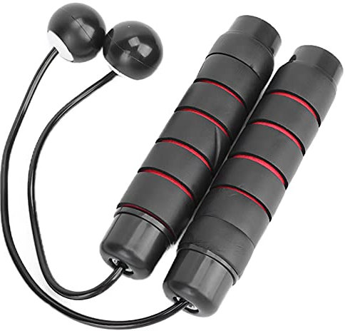 Cuerda para Saltar Inalámbrica, Rotación de 360 ° PVC sin Cuerda para Saltar Silencioso Portátil para Oficina para Sala de Estar para Dormitorio para Adultos para Exteriores