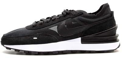 Nike Herren Waffle One Sneaker, Black/Black-White-Orange, 42 EU