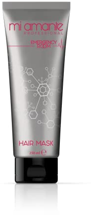 Mi Amante Emergency Room Mask Haarkur - Revitalisiert geschädigte Strähnen – pflegende Haarmaske für alle Haartypen - Vermeidet Haarbruch, verleiht Glanz - Einmalanwendung, hair mask mit starken Ölen