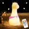 CHWARES Nachtlicht für Kinder, Giraffe Nachtlichter mit Fernbedienung, 7-Farbe Kawaii Lampe, Raum Dekor, USB wiederaufladbar, Nette Lampe Geschenke für Baby, Kinder, Kleinkinder (12-Giraffe)