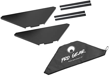 OMNITRONIC Eckplatten inkl. Tasche für Mobile DJ Stand | Eckplatten für portable DJ-Tische