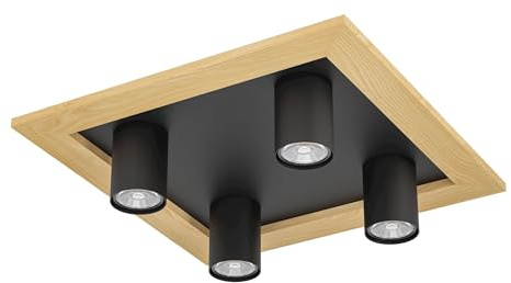 Eglo LED Ceiling spot Valcasotto, 4 lamp Light Fitting