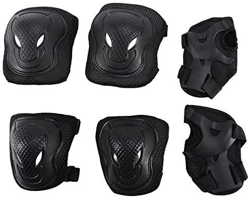 Lodokdre Protection des genoux et des coudes - Protection - Kit de protection pour adultes - Équipement de protection pour skate