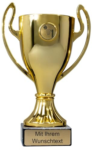 Deitert Pokale 6er Serie 56090 Gold mit Henkel inkl. gratis Gravur 19,7 cm