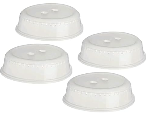 U-COOK Plate Cover for Food. Set of Microwave Dish Cover Slpash Guard for Kitchen, Air Ventilated, BPA Free, Dishwasher Safe. Size 26 cm.
