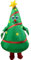 Costume Gonfiabile Dell'albero Di Natale, Vestito Gonfiabile Di Babbo Natale Di Natale, Vestito Di Costumi Di Natale Gonfiabile Divertente, Costume Gonfiabile Per Adulti Decorazione Del Partito(Verde)