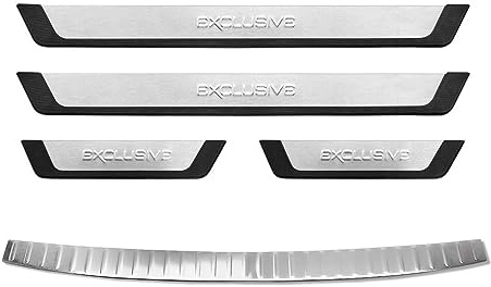 Ladekantenschutz & Einstiegleisten für Hyundai Tucson 2015-2020 Chrom Satz