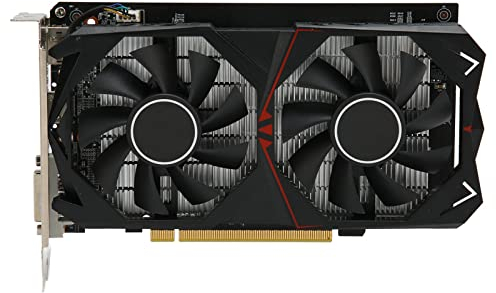 Annadue Carte Graphique GTX 960 4 Go, GDDR5 HDCP 128 Bits PCI Express 3.0 X16 pour PC de Jeu avec Ports HDMI DP DVI et Deux Ventilateurs de Refroidissement, Prise en Charge DirectX12