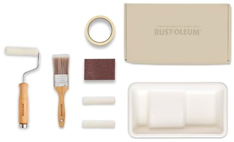 Rust-Oleum Ready to Roll - Eco Paint Kit (Small) - Kitchen Cupboard Gloss Restful Neutrals