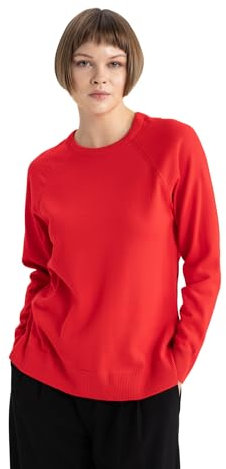 DeFacto B7866ax Camiseta, Fucsia, L para Mujer