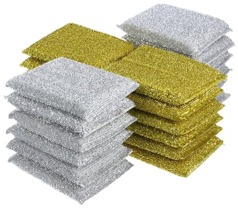 PartyKindom 48 STK Natürlicher Schwamm Metallschwamm Metallwäscher Natürliche Schwämme Reinigungsschwamm Schwämme Zum Reinigen Reinigungsmittel Für Den Haushalt Fertiges Produkt Seifenauflage